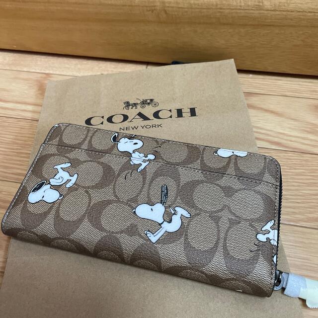 【ふるさと割】 COACH - 長財布 SNOOPY コラボ 新品未使用 COACH 財布 - covid19.ins.gov.mz