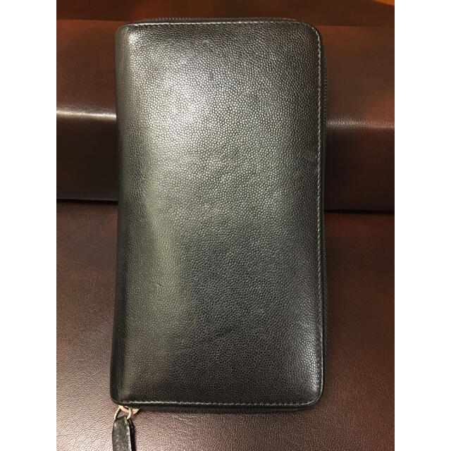 CHANEL(シャネル)のシャネル 長財布 ココボタン 黒 レザー レディースのファッション小物(財布)の商品写真