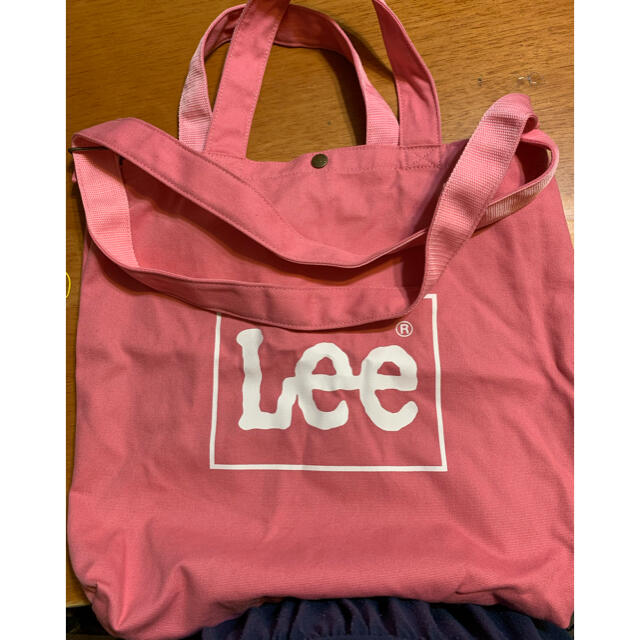 Lee(リー)のLee トート•ショルダーバック　ピンク レディースのバッグ(トートバッグ)の商品写真