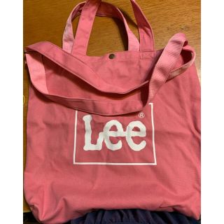 リー(Lee)のLee トート•ショルダーバック　ピンク(トートバッグ)