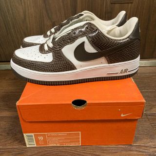 ナイキ(NIKE)のAIR FORCE 1 LOW 茶蛇 スネーク デッドストック(スニーカー)