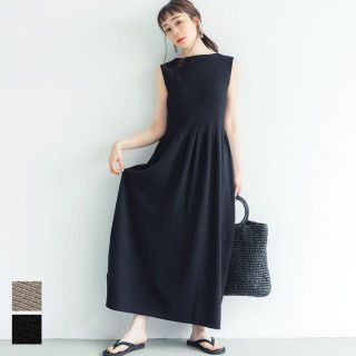 coca ノースリーブサマーニットワンピース(ロングワンピース/マキシワンピース)