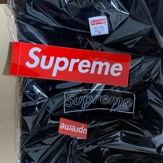 M状態M supreme KAWS Chalk Logo Tee 黒