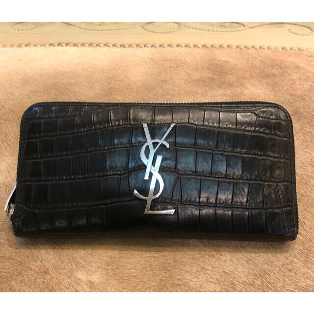 Saint Laurent - サンローラン YSL パリ ラウンドファスナー長財布 の+
