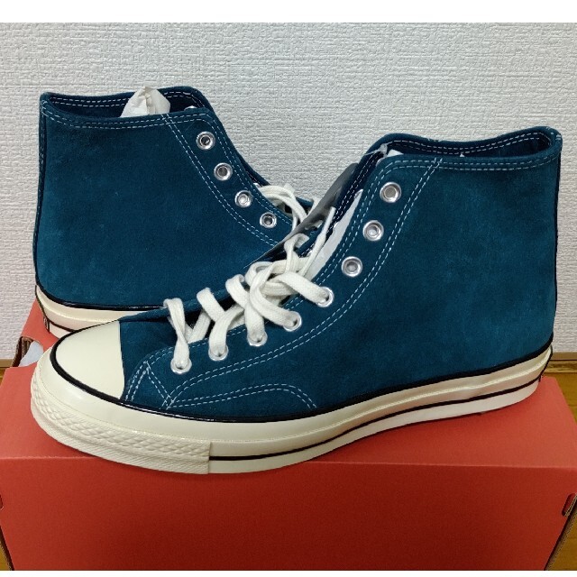 Converse CT70 hi suede ターコイズブルー