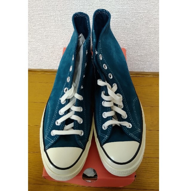 Converse CT70 hi suede ターコイズブルー