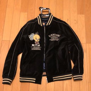 【美品】VANSON バンソン コラボ リバーシブル スカジャン BLACK