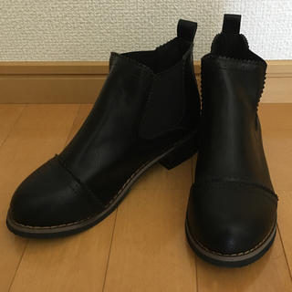 大人気☆サイドゴアショートブーツ☆ブラック☆36サイズ(ブーツ)