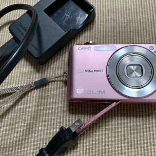 カシオ(CASIO)の【ジャンク品】CASIO EXILIM ZOOM EX-Z1080PK(コンパクトデジタルカメラ)