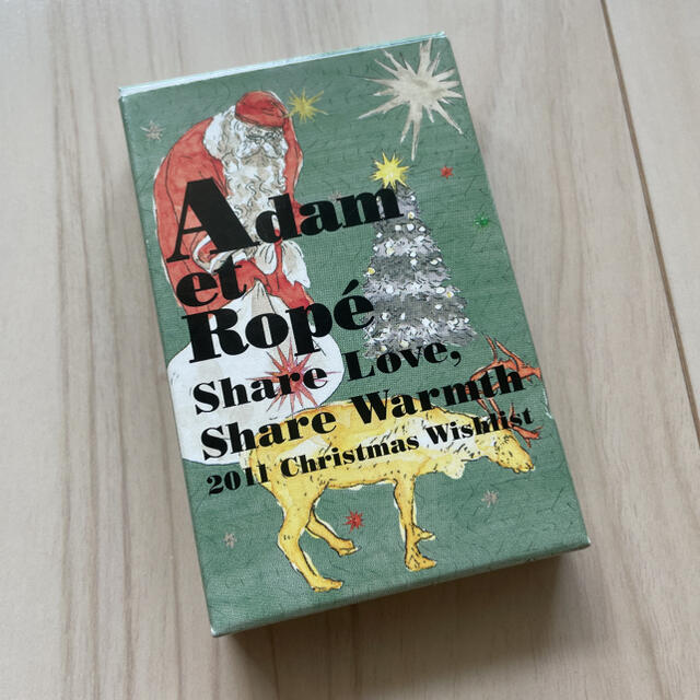 Adam et Rope'(アダムエロぺ)のアダムエロペ　クリスマス　ノベルティ　トランプ　サンタクロース　トナカイ エンタメ/ホビーのテーブルゲーム/ホビー(トランプ/UNO)の商品写真