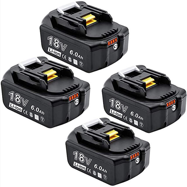 マキタ 18v バッテリー bl1860b 6.0ah 4個セット - 工具/メンテナンス