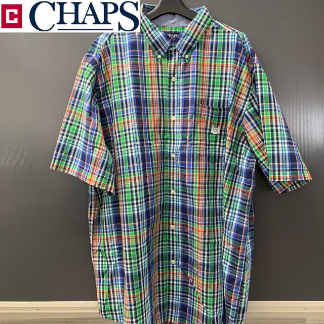 【CHAPS】(チャップス) スーパービッグサイズ半袖シャツ