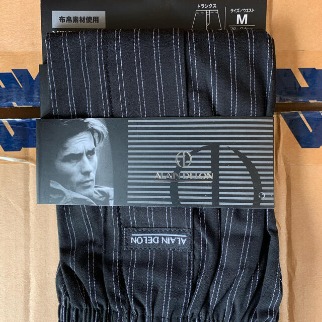 Alain Delon(アランドロン)のブランド　綿100紳士トランクス(前開き) ３枚セット メンズのアンダーウェア(トランクス)の商品写真