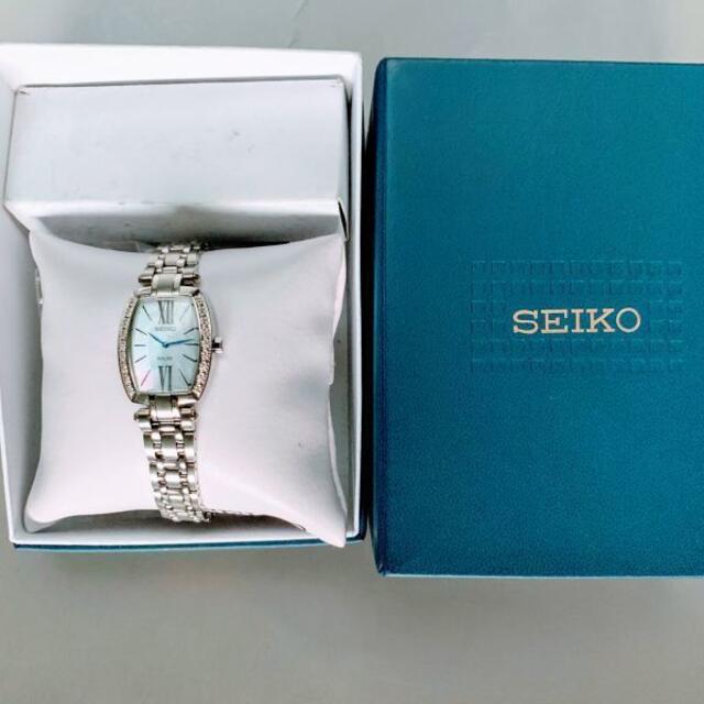 SEIKO(セイコー)の【新品】天然ダイヤの輝き★SEIKO セイコー★ソーラー 腕時計 レディース レディースのファッション小物(腕時計)の商品写真