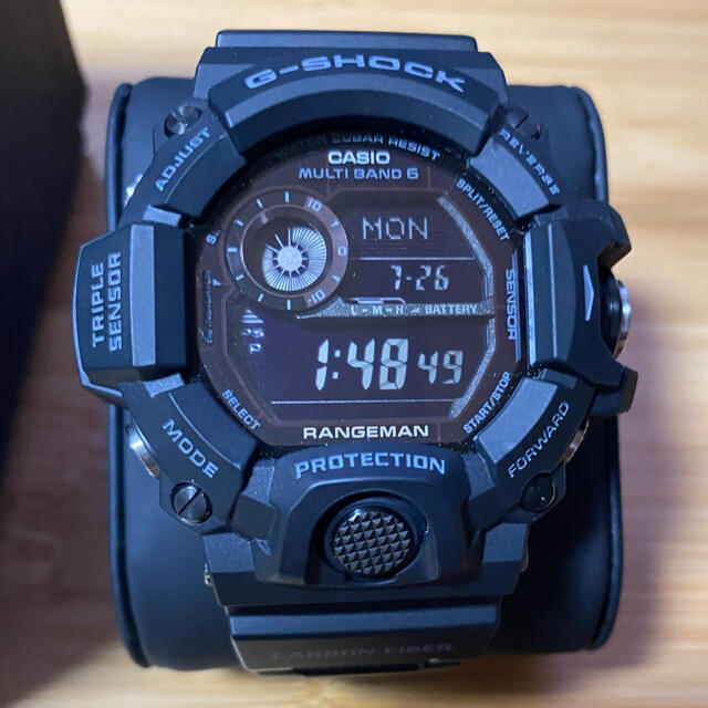 G-SHOCK - カシオ G-SHOCK レンジマン ブラックアウト GW-9400J-1BJFの ...