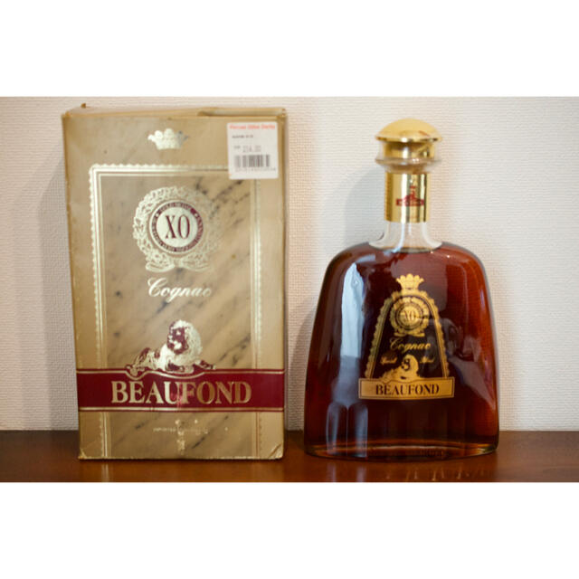 迅速決済様 古酒 BEAUFOND XO 700ml 40% Cognac の通販 by h's 迅速決済様 古酒 BEAUFOND XO 700ml 40% Cognac の通販 by h's