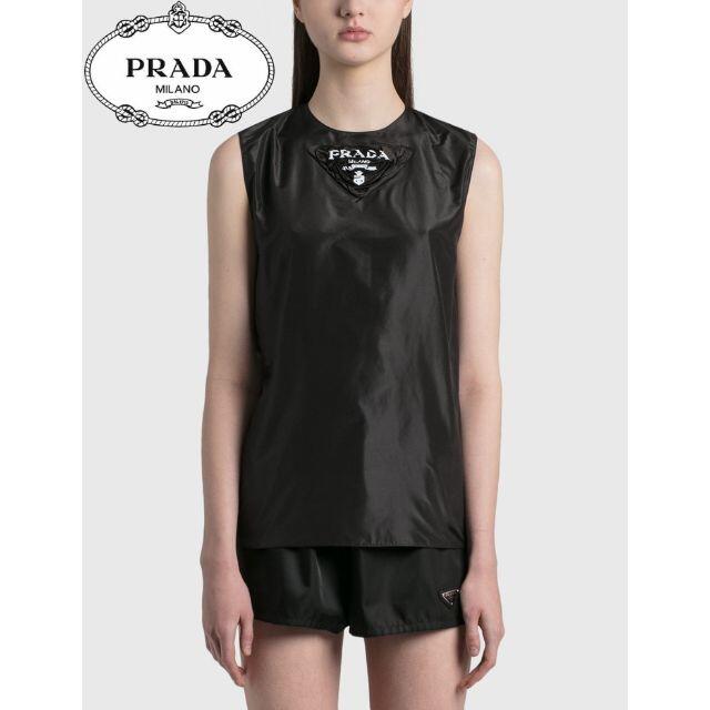 素晴らしい PRADA - PRADA TAFFETA トップ ベスト+ジレ - www
