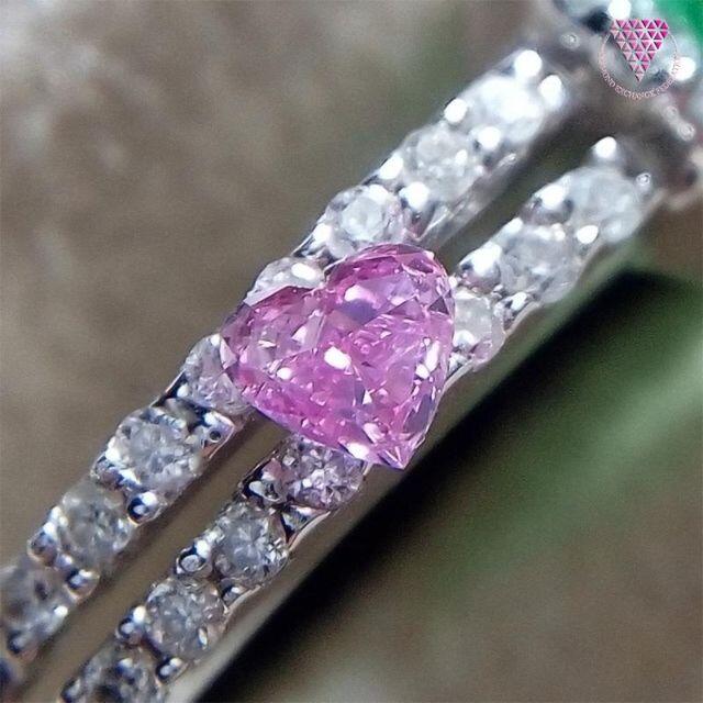 0.052 ct F.V.Pur.Pink 天然 ピンク ダイヤ 加工用 レディースのアクセサリー(リング(指輪))の商品写真