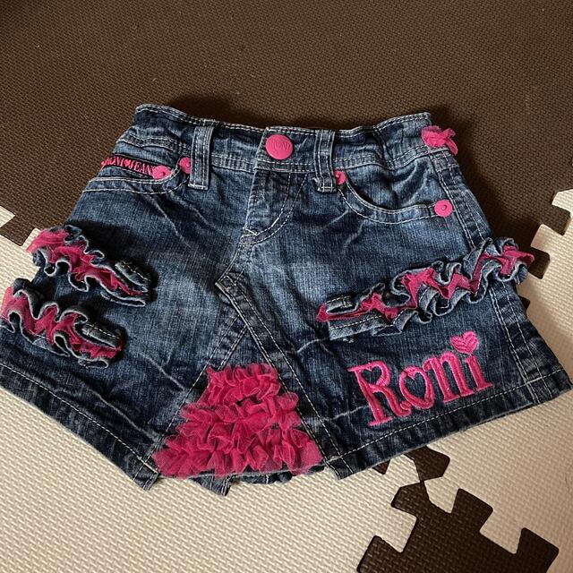 RONI(ロニィ)のロニィ　デニムスカート キッズ/ベビー/マタニティのキッズ服女の子用(90cm~)(スカート)の商品写真