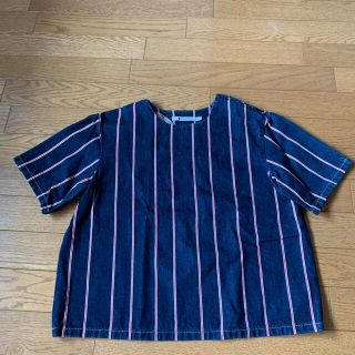 アレキサンダーワン(Alexander Wang)のT アレキサンダーワン　デニムトップス(Tシャツ(半袖/袖なし))