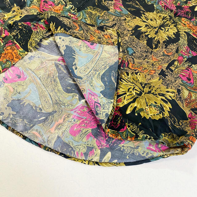 ▼ jungle color all silk shirt ▼ 6