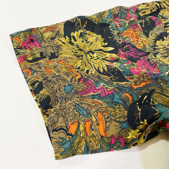 ▼ jungle color all silk shirt ▼ 9