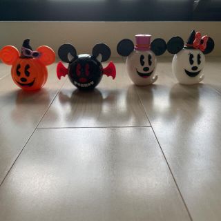 ディズニー(Disney)のディズニー　ケース　置き物　ゴーストミッキー　デビルミッキー　ハロウィン(キャラクターグッズ)