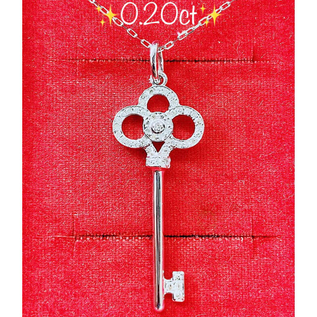 注目ショップ・ブランドのギフト ☆0.20ct☆✨ダイヤモンドK18WG