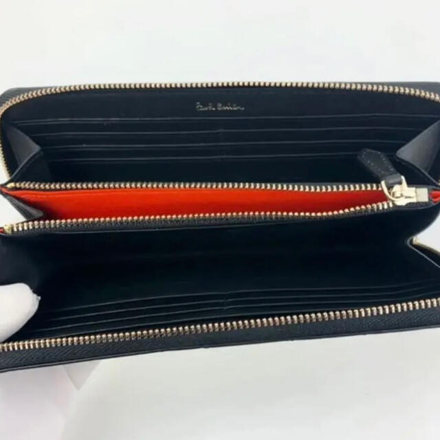 Paul Smith - 新品 Paul Smith ポールスミス 長財布 黒 花柄 ラウンド