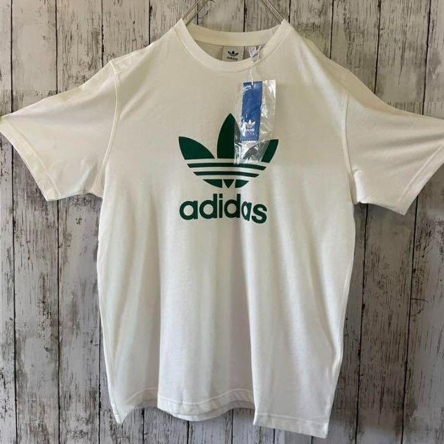 adidas(アディダス)の新品 タグ付き adidas アディダス Tシャツ デカロゴ ビックシルエット メンズのトップス(Tシャツ/カットソー(半袖/袖なし))の商品写真