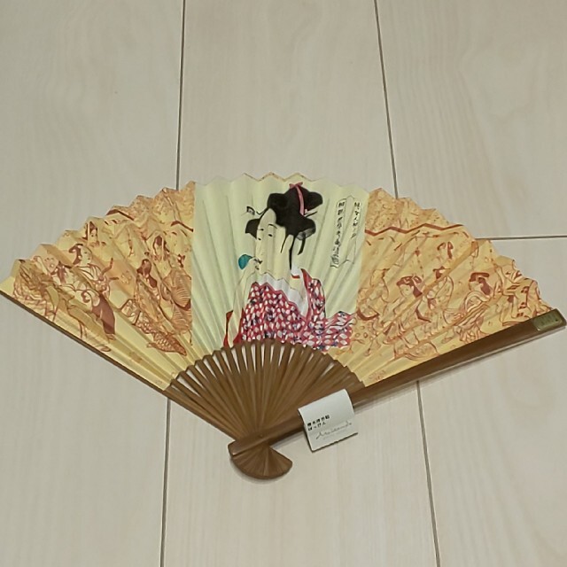 未使用  マジック扇子 Mausendo Kyoto Japan 【唐木浮世】 レディースの水着/浴衣(和装小物)の商品写真