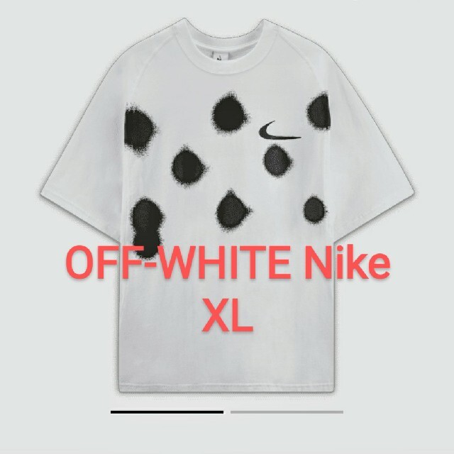 NIKESB【XL】新品　OFF-WHITE Nike Spray Dot T-shirt