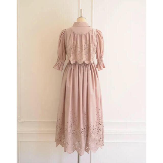 herlipto Back Lace Midi Shirts Dress