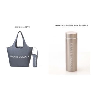 ディーンアンドデルーカ(DEAN & DELUCA)のDEAN & DELUCA GLOW 2021年8月付録 バッグ＋ボトル(エコバッグ)