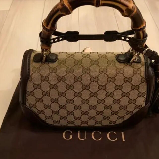 Gucci(グッチ)の【稀少品】GUCCI  バンブークラシックバッグ レディースのバッグ(ハンドバッグ)の商品写真
