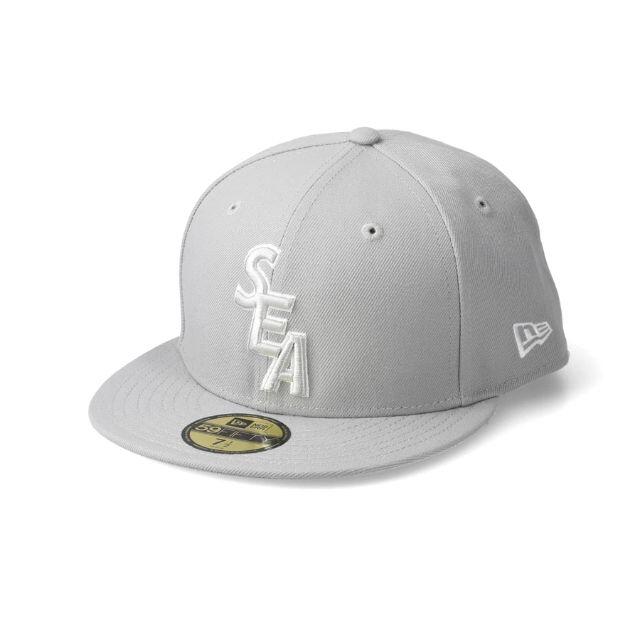 NEWERA WIND AND SEA CAP GRAY L(7 1/2)帽子