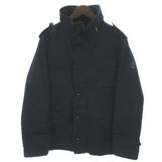 バーバリーブラックレーベル(BURBERRY BLACK LABEL)のバーバリーブラックレーベル ダウンミリタリージャケット 2WAY LL(モッズコート)