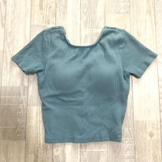 エヴリス(EVRIS)のEVRIS レーストリミングリブTOPS(Tシャツ(半袖/袖なし))