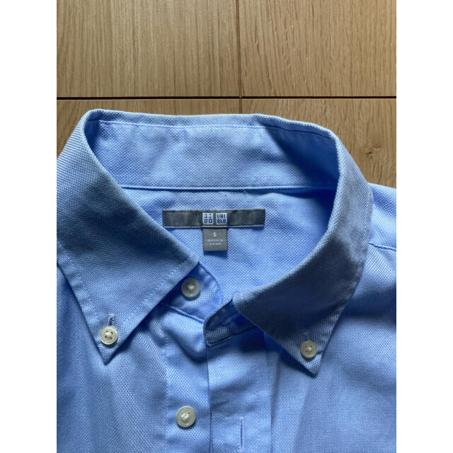 UNIQLO(ユニクロ)のユニクロ半袖シャツS水色スカイブルー メンズのトップス(シャツ)の商品写真