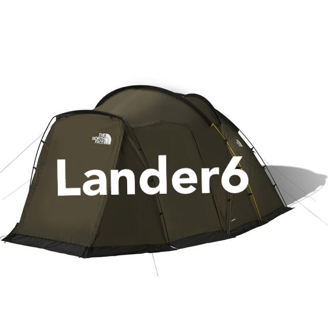 1067kgフロアサイズ新品 未使用 ノースフェイス Lander6 ランダー6 NV22100