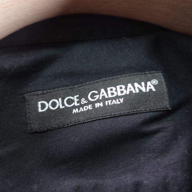 DOLCE&GABBANA(ドルチェアンドガッバーナ)のDOLCE&GABBANA　Yシャツ　メンズ　ブラック メンズのトップス(シャツ)の商品写真