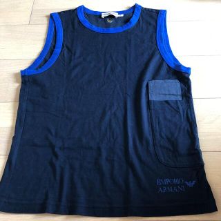 エンポリオアルマーニ(Emporio Armani)の【新品】エンポリオアルマーニ　ノースリーブtシャツ(Tシャツ/カットソー(半袖/袖なし))