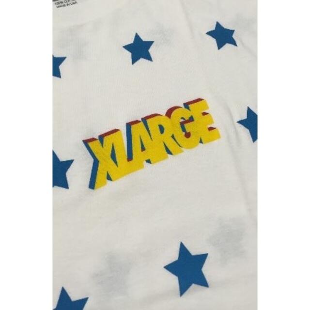 XLARGE(エクストララージ)のXLARGE エクストララージ 星総柄 Tシャツ M 新品 白 青 ホワイト メンズのトップス(Tシャツ/カットソー(半袖/袖なし))の商品写真