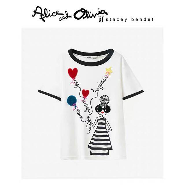 ❤️ ★Alice olive2021新作新品　白Tシャツ綺麗　オシャレ