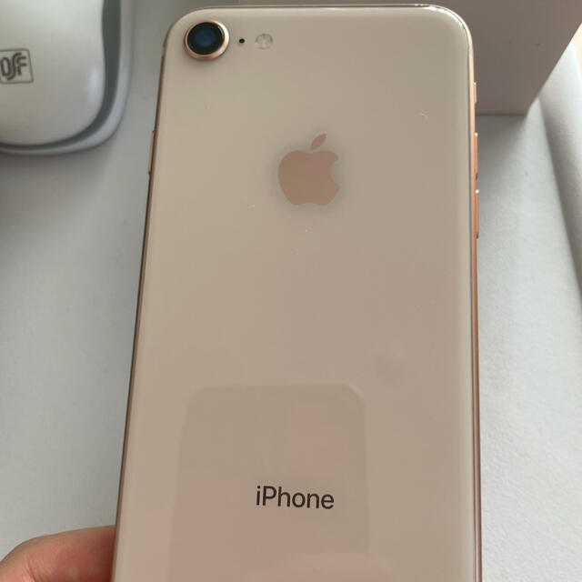 iPhone 8 SIMフリー　Apple Store購入品　ゴールド　値下げスマホ/家電/カメラ