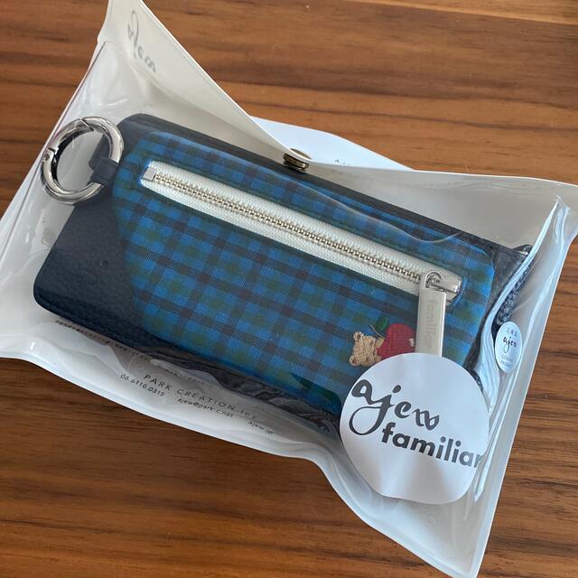 ajew familiar マルチ対応Mサイズ NAVY - iPhoneケース