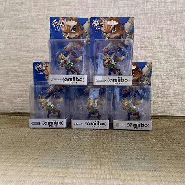 フィギュアamiibo  フォックス　未開封　5個セット