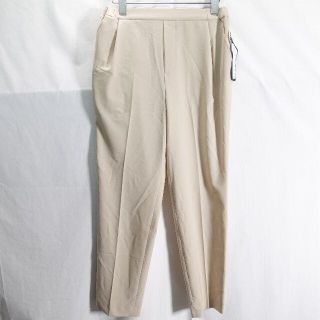 スピックアンドスパン(Spick & Span)のSpick ＆ Span　ストレッチテーパードパンツ　レディース　ベージュ(ワークパンツ/カーゴパンツ)