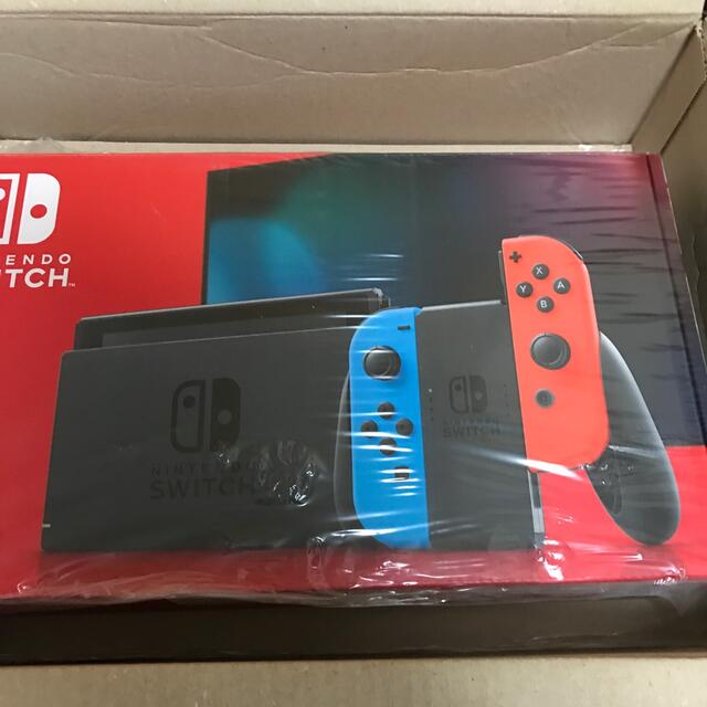 【新品未開封】任天堂Switch 本体 ネオンブルー/ネオンレッドレッド系ブルー系