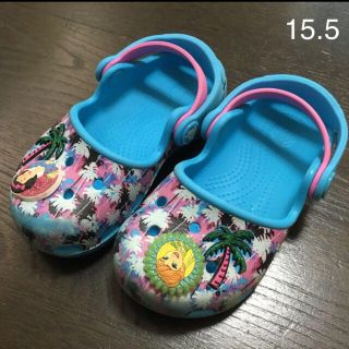 クロックス(crocs)の【お値下げ中】クロックス キッズ サンダル　15.5(サンダル)